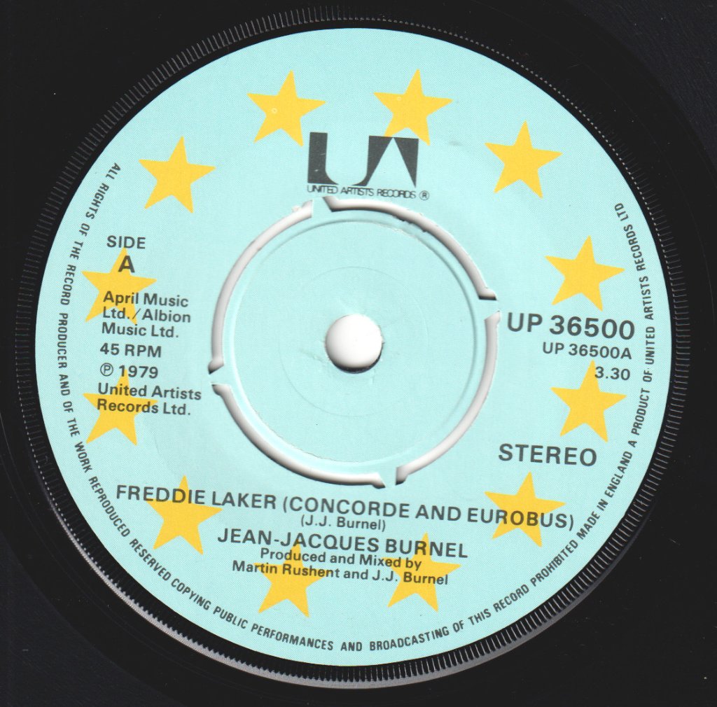 J J Burnel - Freddie Laker - 7 Inch
