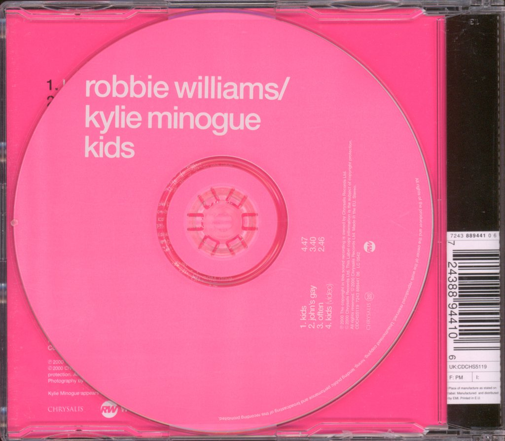 Robbie Williams - Kids - Cd