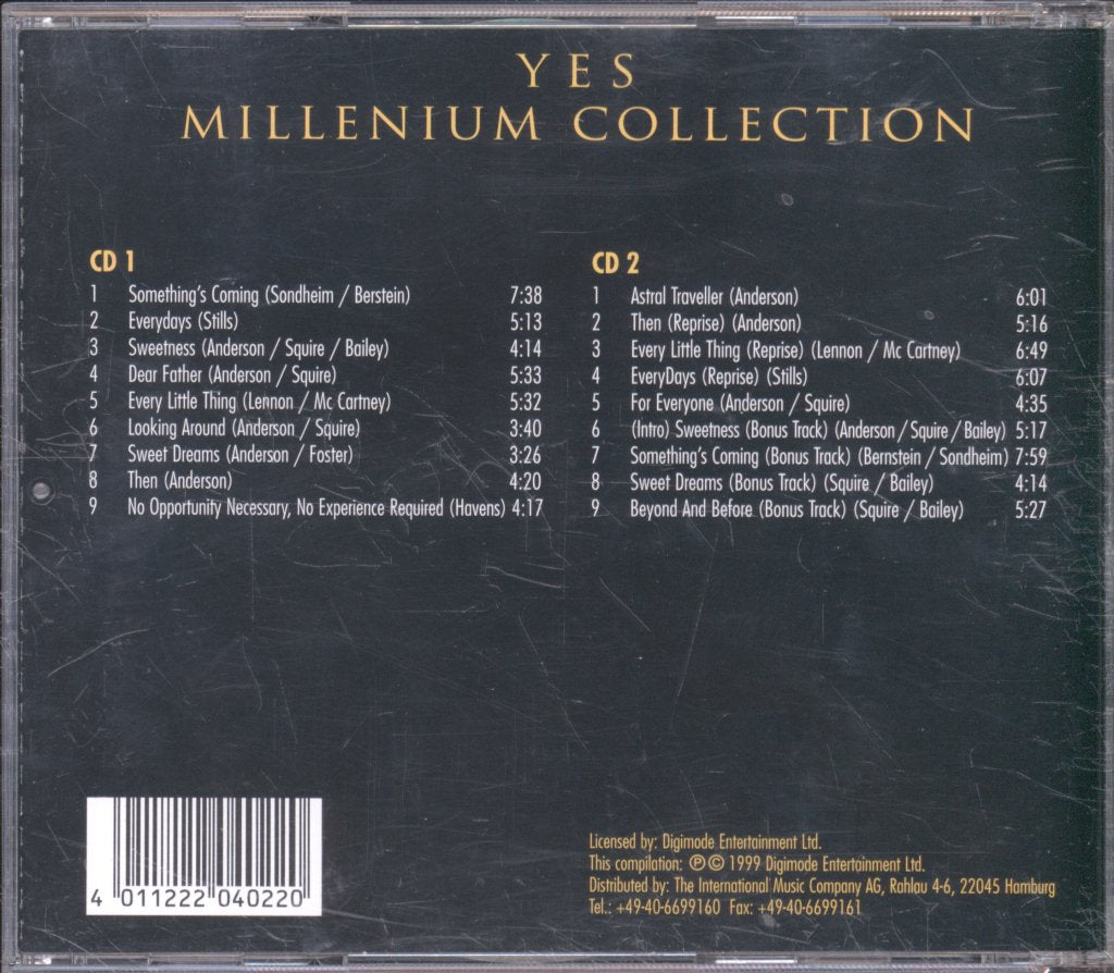 Yes - Millenium Collection - Double Cd