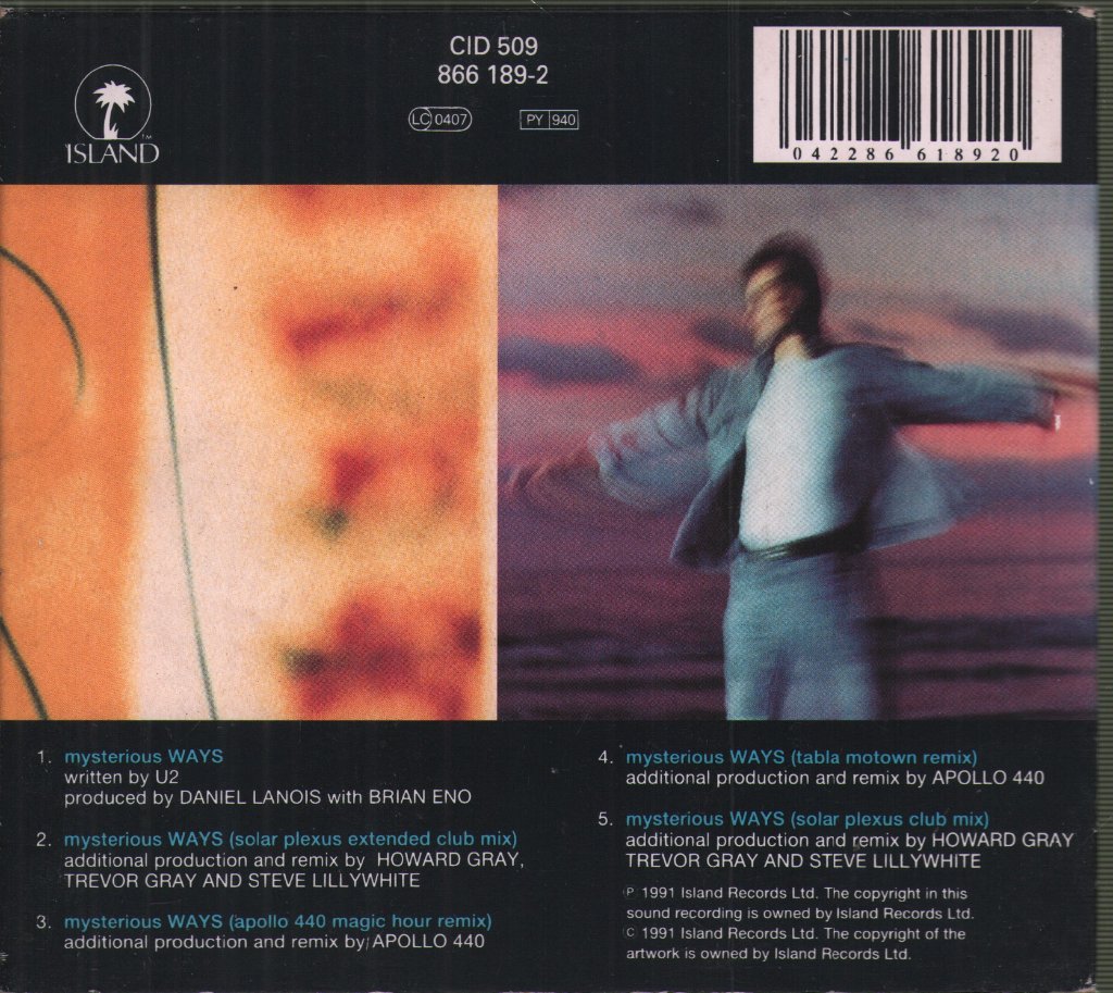 U2 - Mysterious Ways - Cd