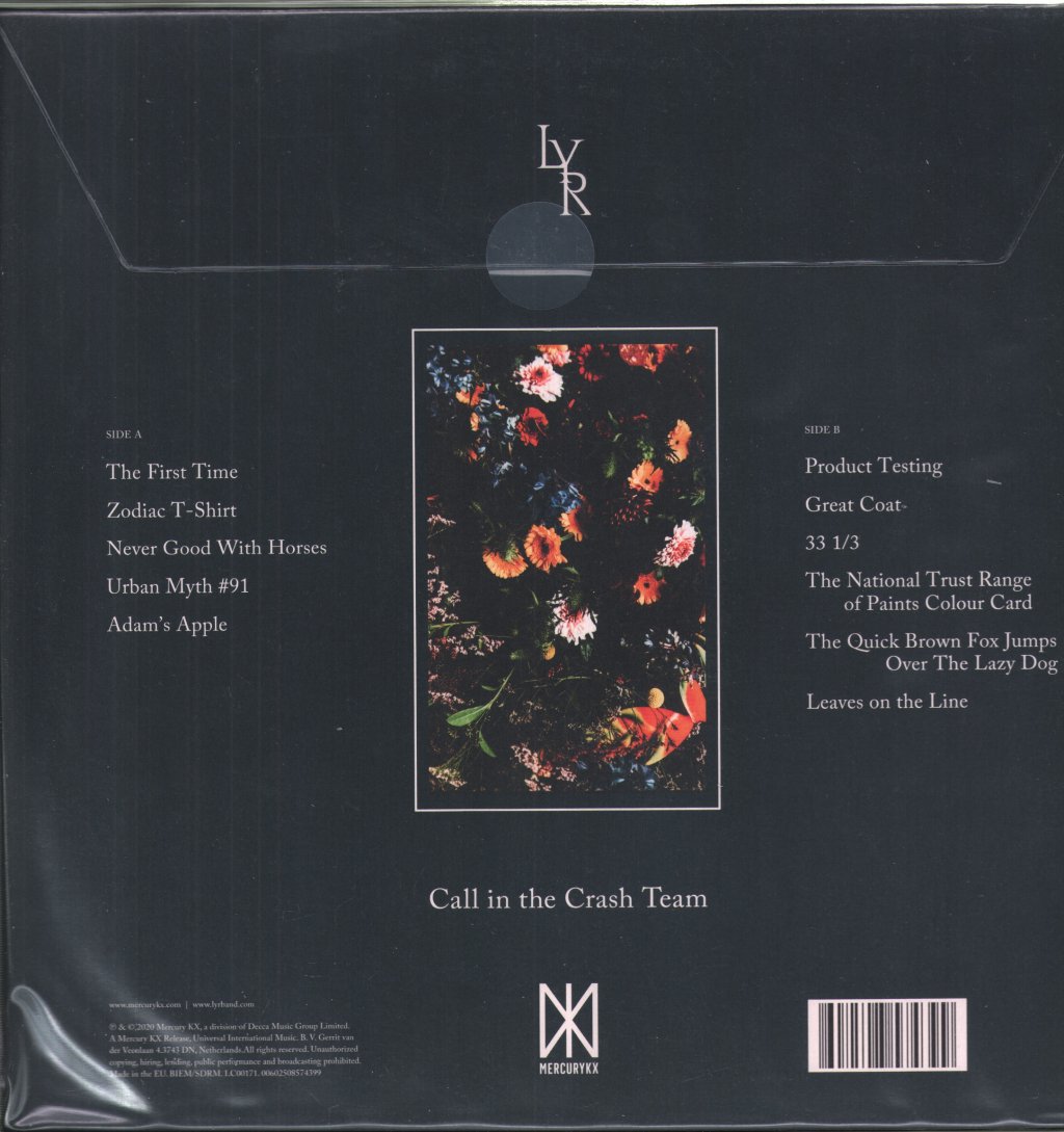 LYR (simon armitage) - Call In The Crash Team - Lp