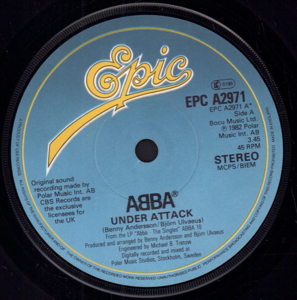 ABBA - Under Attack - 7 Inch