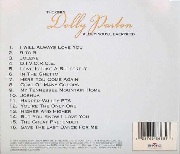Dolly Parton - Only Dolly Parton Album You'll Ever Need - Cd