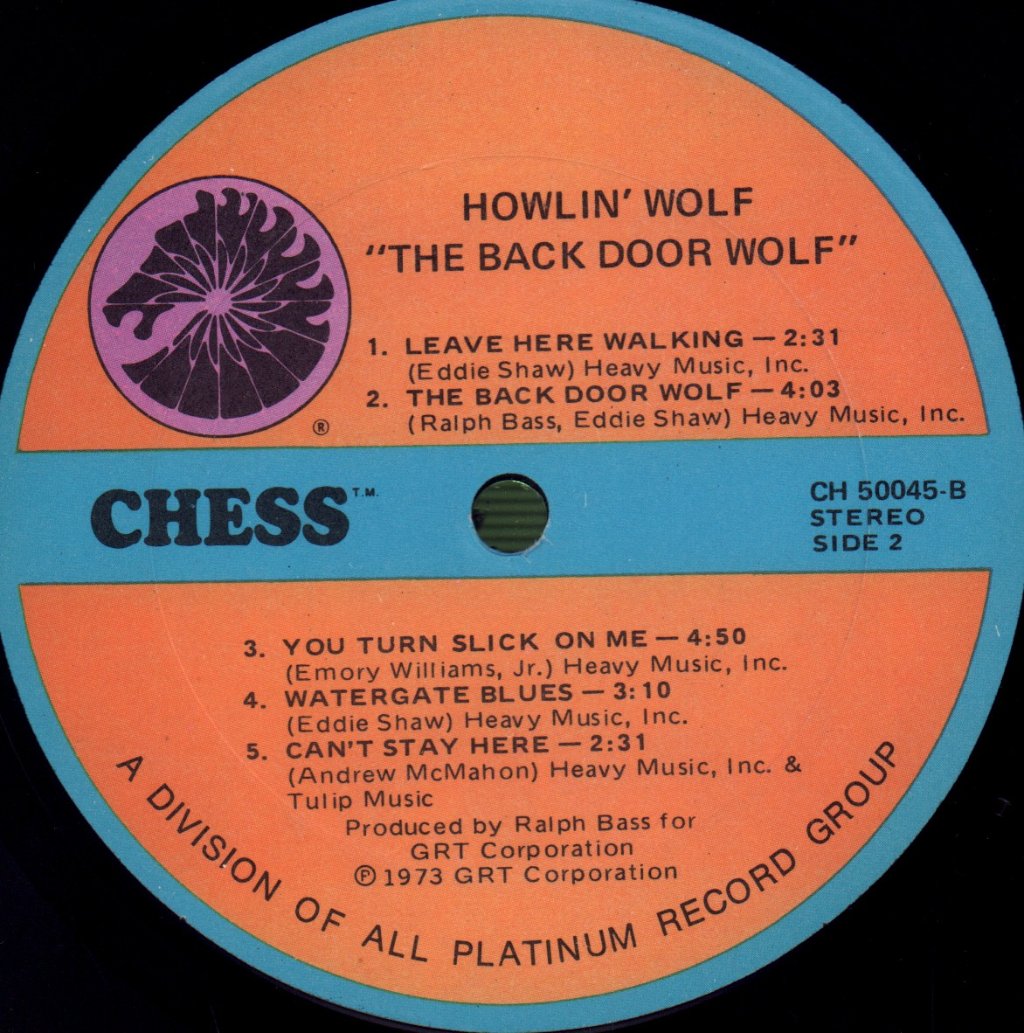 Howlin' Wolf - Back Door Wolf - Lp