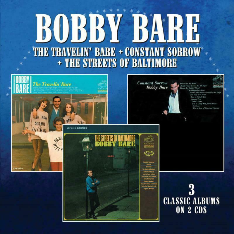 Bobby Bare - Travelin' Bare / Constant Sorrow / the Streets of Baltimore - Double Cd