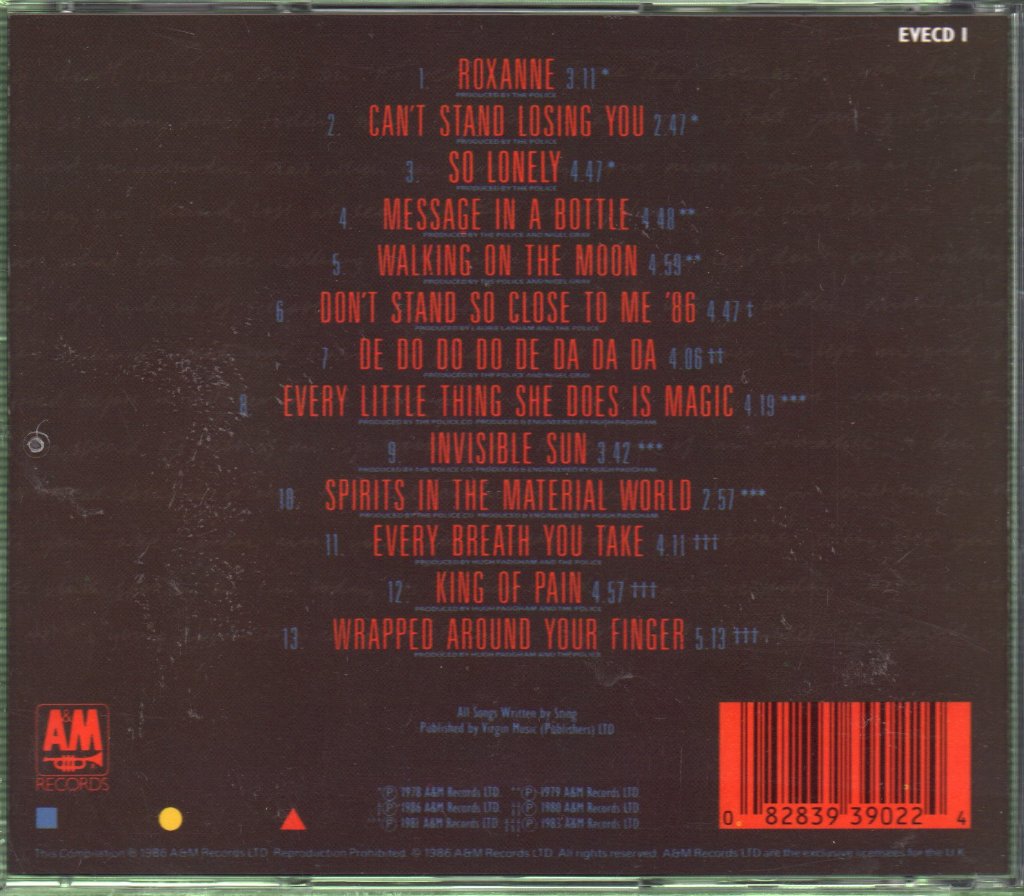 Police - Every Breath You Take: The Singles - Cd