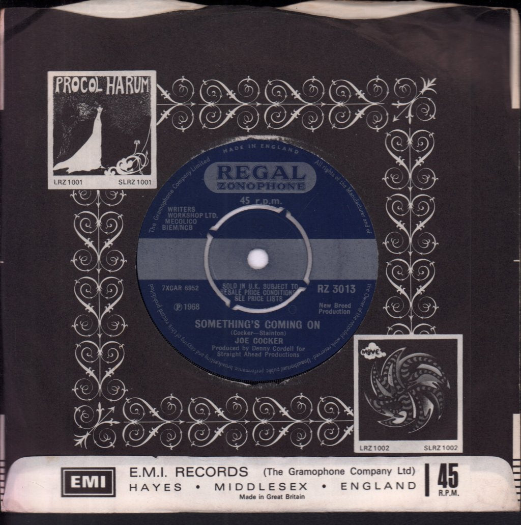 Joe Cocker - With A Little Help From My Friends - 7 Inch