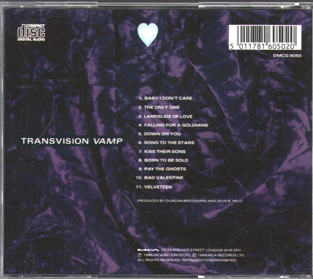 Transvision Vamp - Velveteen - Cd