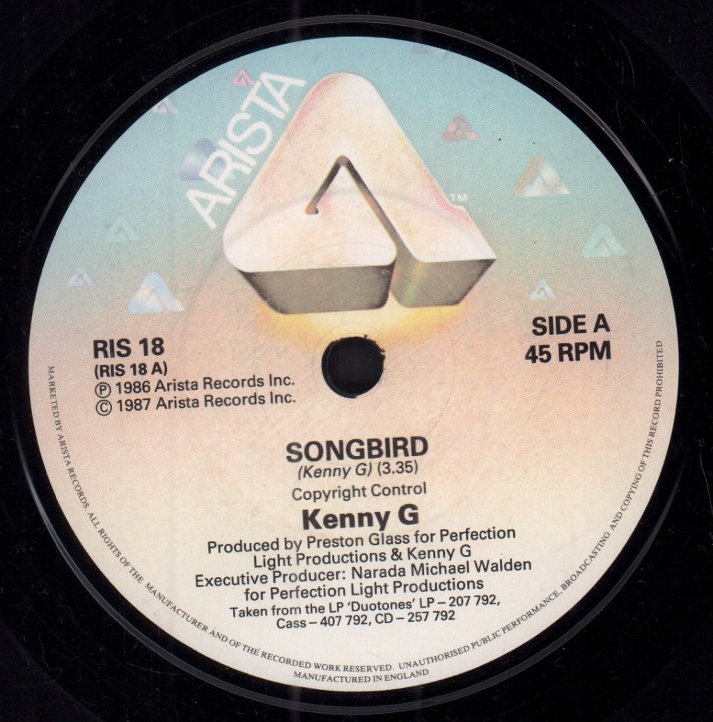 Kenny G - Songbird - 7 Inch