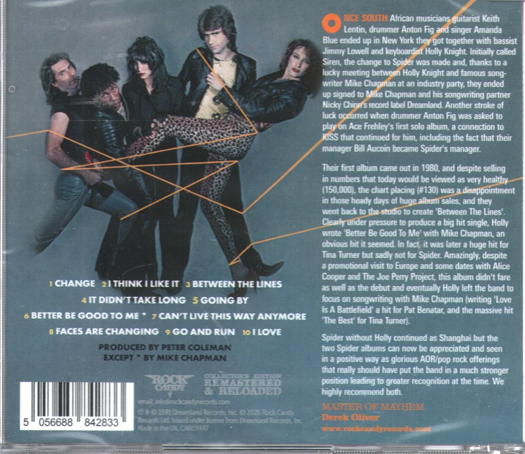 Spider - Between the Lines - Cd