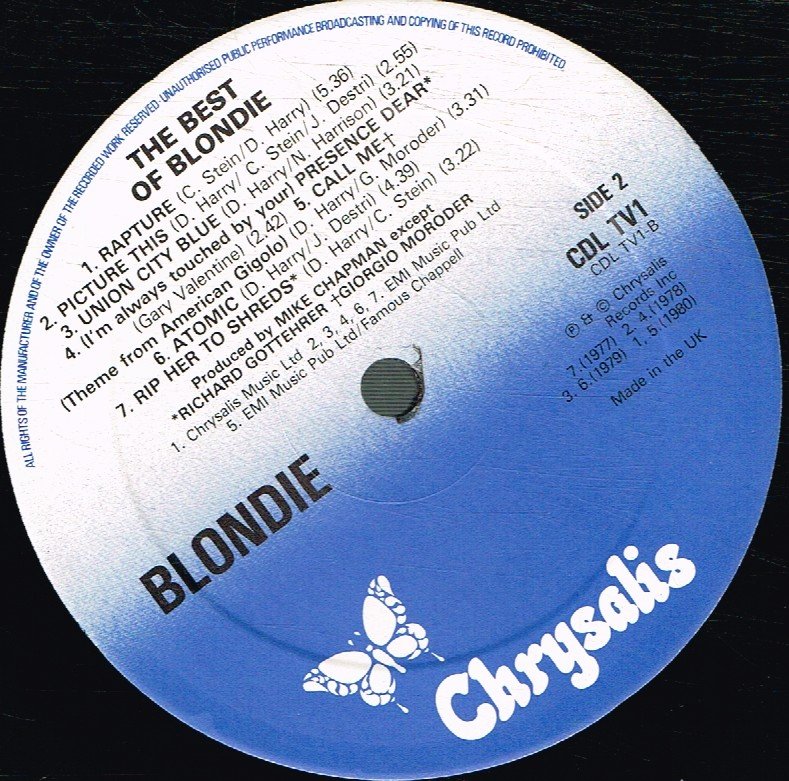 Blondie - Best Of - Lp