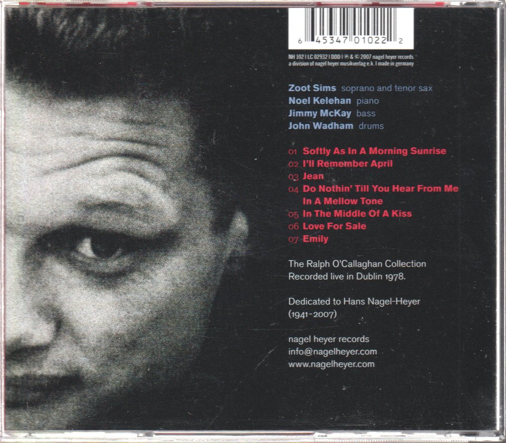 Zoot Sims - Love For Sale Live In Dublin 1978 - Cd