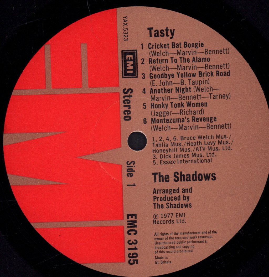 Shadows - Tasty - Lp