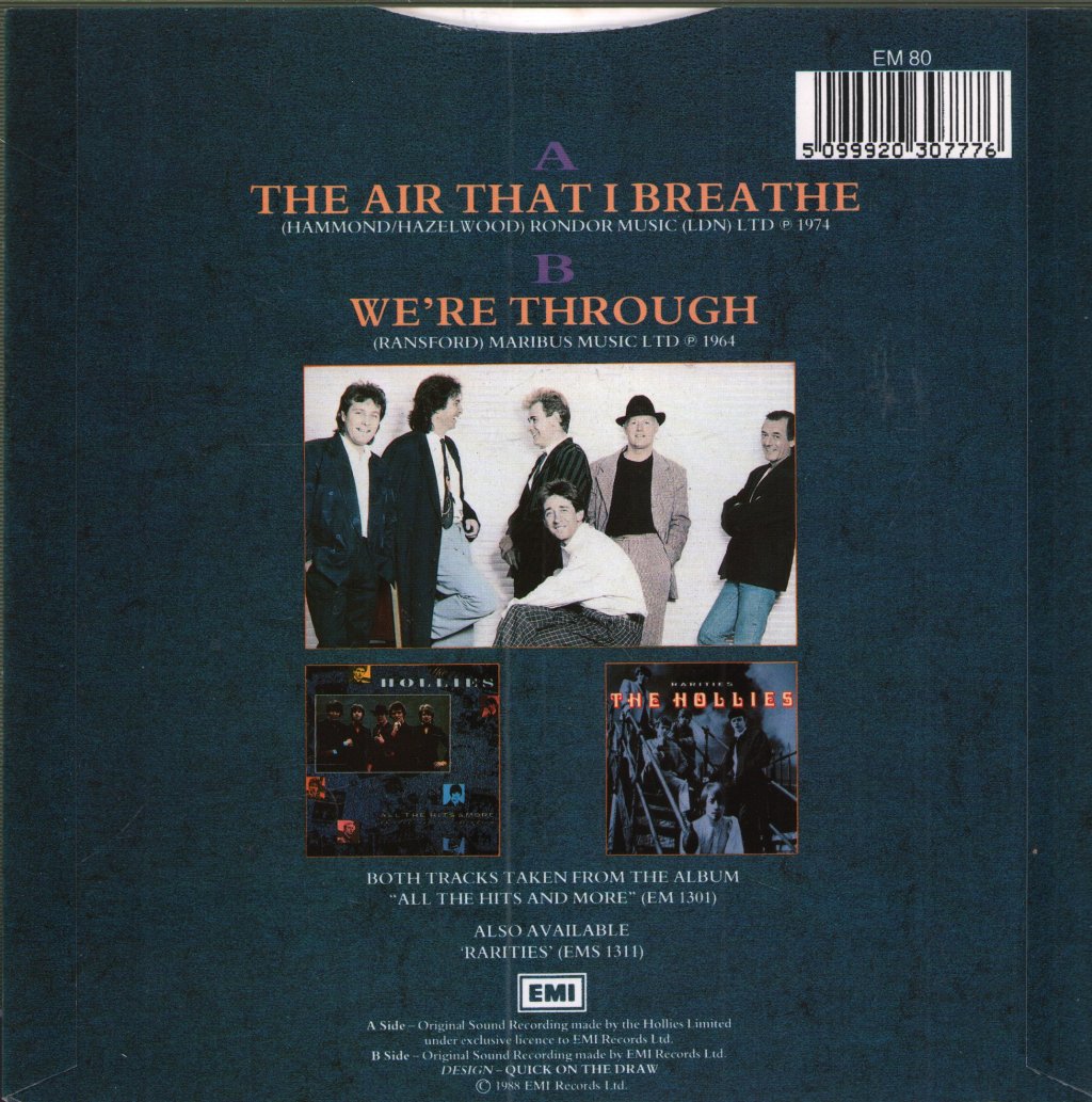 Hollies - Air That I Breathe - 7 Inch
