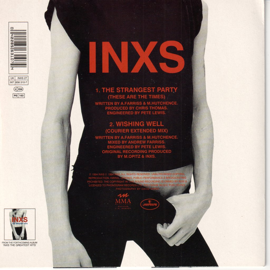 INXS - Strangest Party - 7 Inch