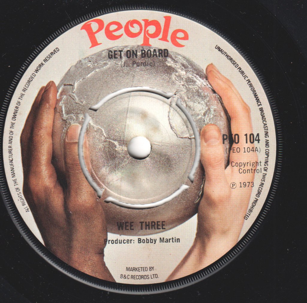 Wee Three - Get On Board - 7 Inch