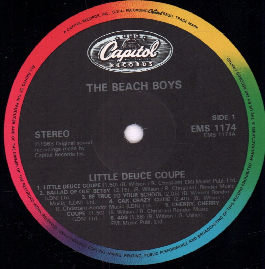 Beach Boys - Little Deuce Coupe - Lp