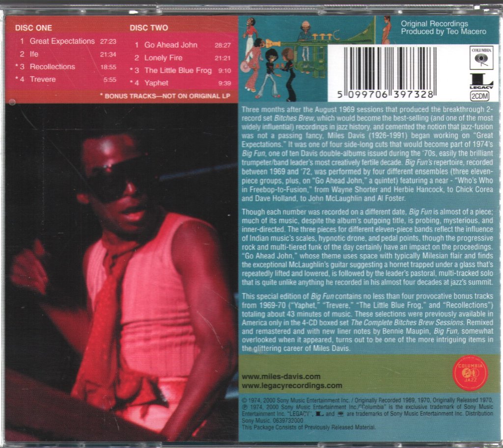 Miles Davis - Big Fun - Double Cd