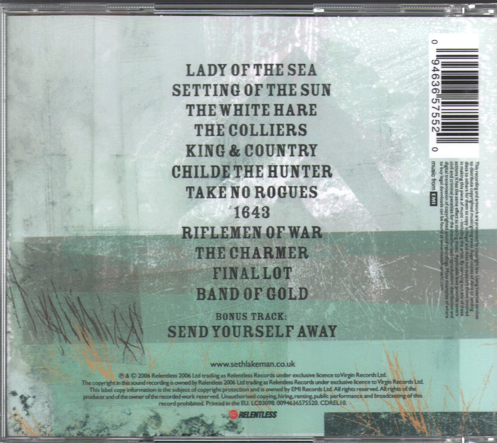 Seth Lakeman - Freedom Fields - Cd