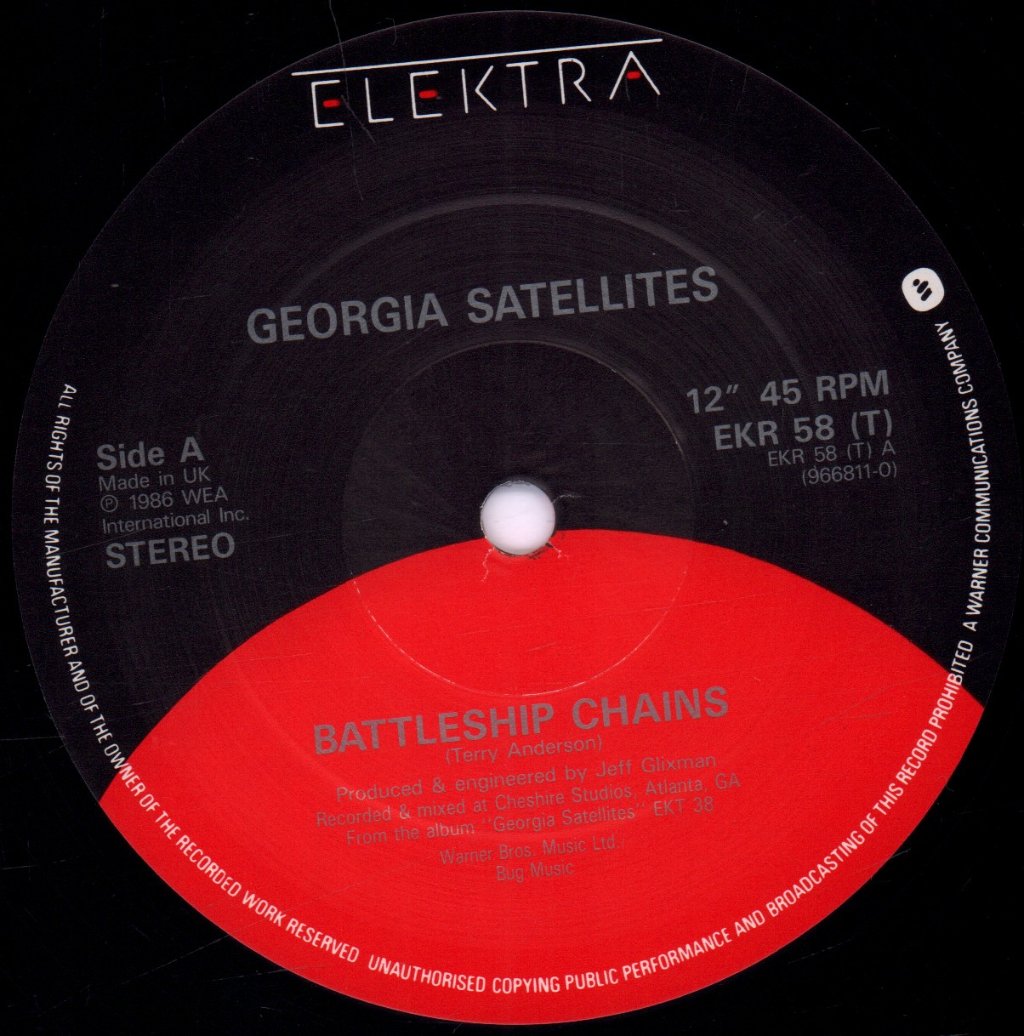 Georgia Satellites - Battleship Chains - 12 Inch