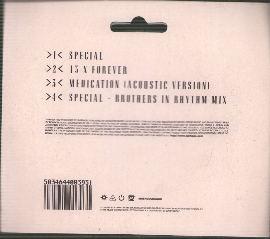 Garbage - Special - Cd