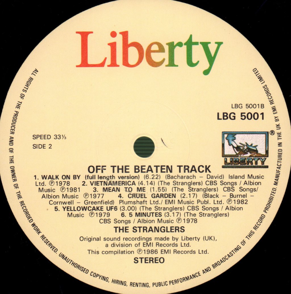 Stranglers - Off The Beaten Track - Lp