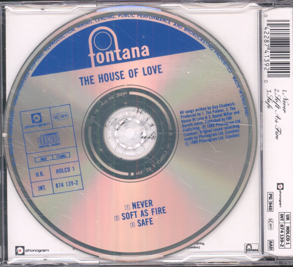 House Of Love - Never - Cd