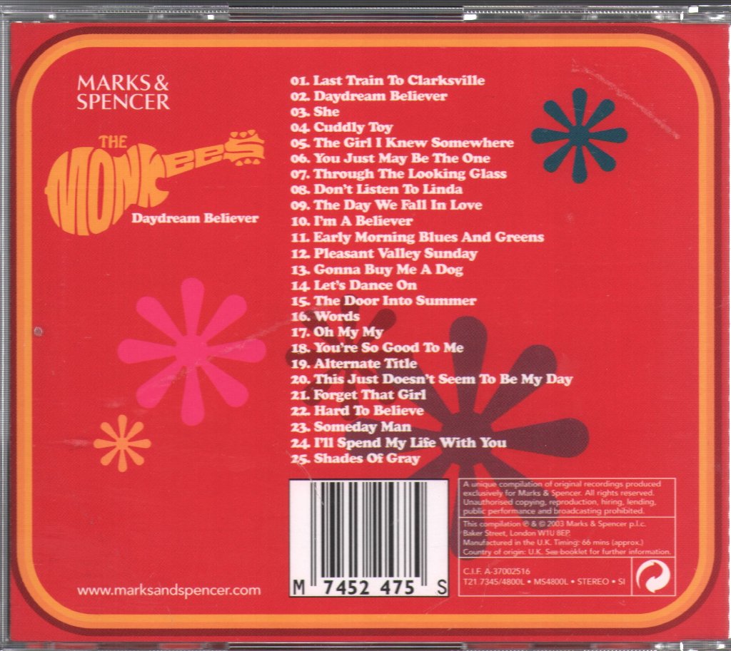 Monkees - Daydream Believer - Cd