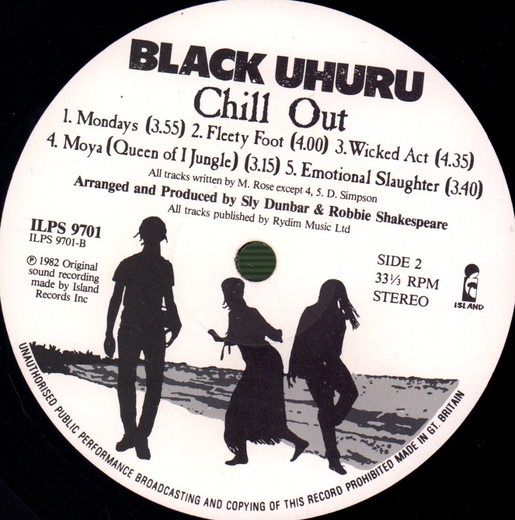 Black Uhuru - Chill Out - Lp