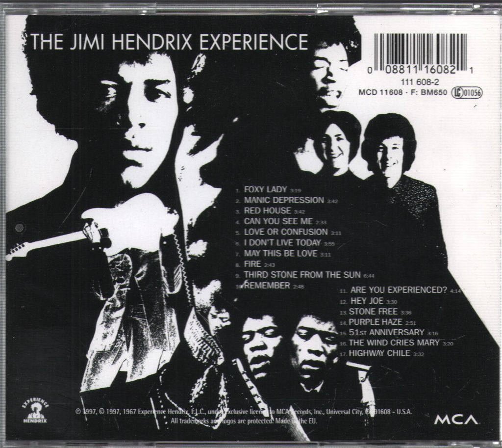 Jimi Hendrix Experience - Are You Experienced? - Cd