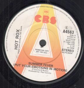 Hot Rox - Summer Fever - 7 Inch