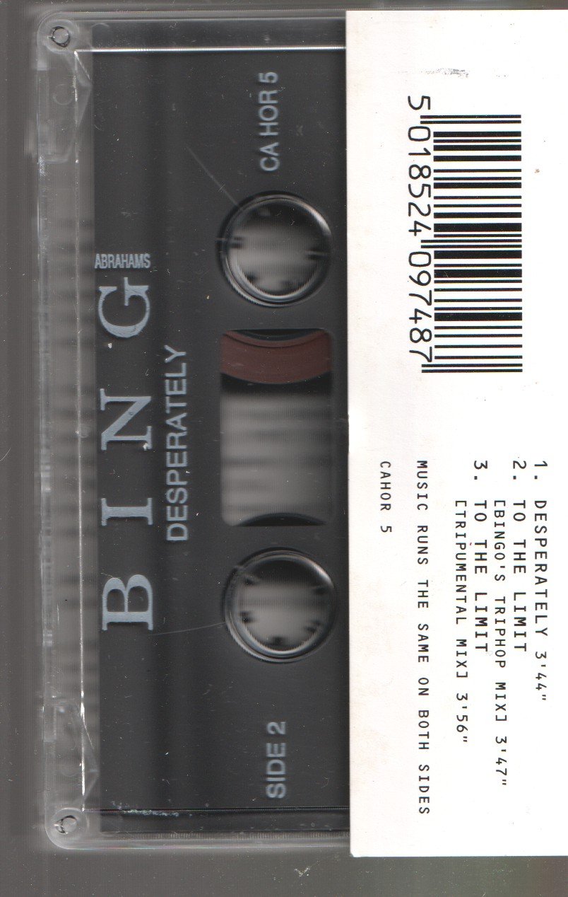 Bing Abrahams - Desperately - Cassette