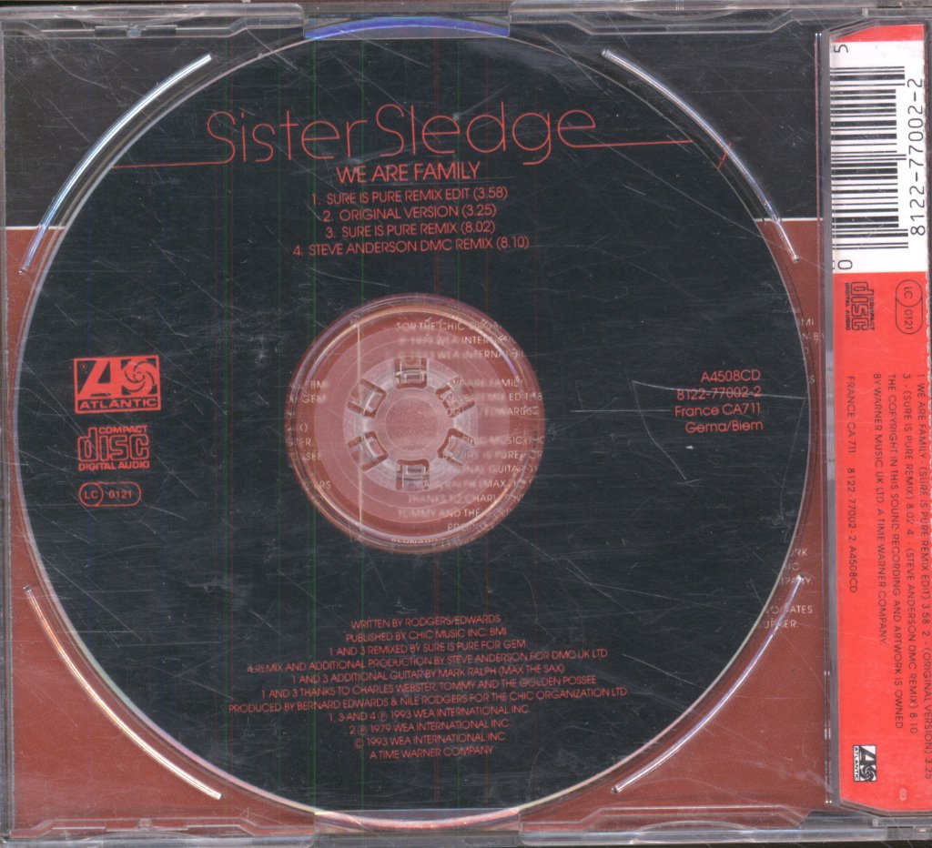 Sister Sledge - We Are Family '93 Mixes - Cd
