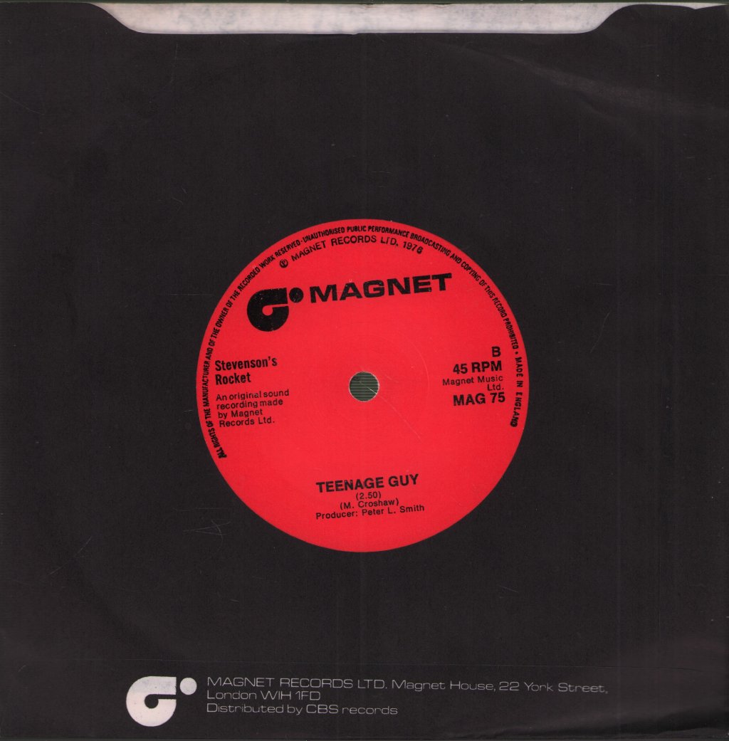 Stevenson's Rocket - Poetry In Motion - 7 Inch