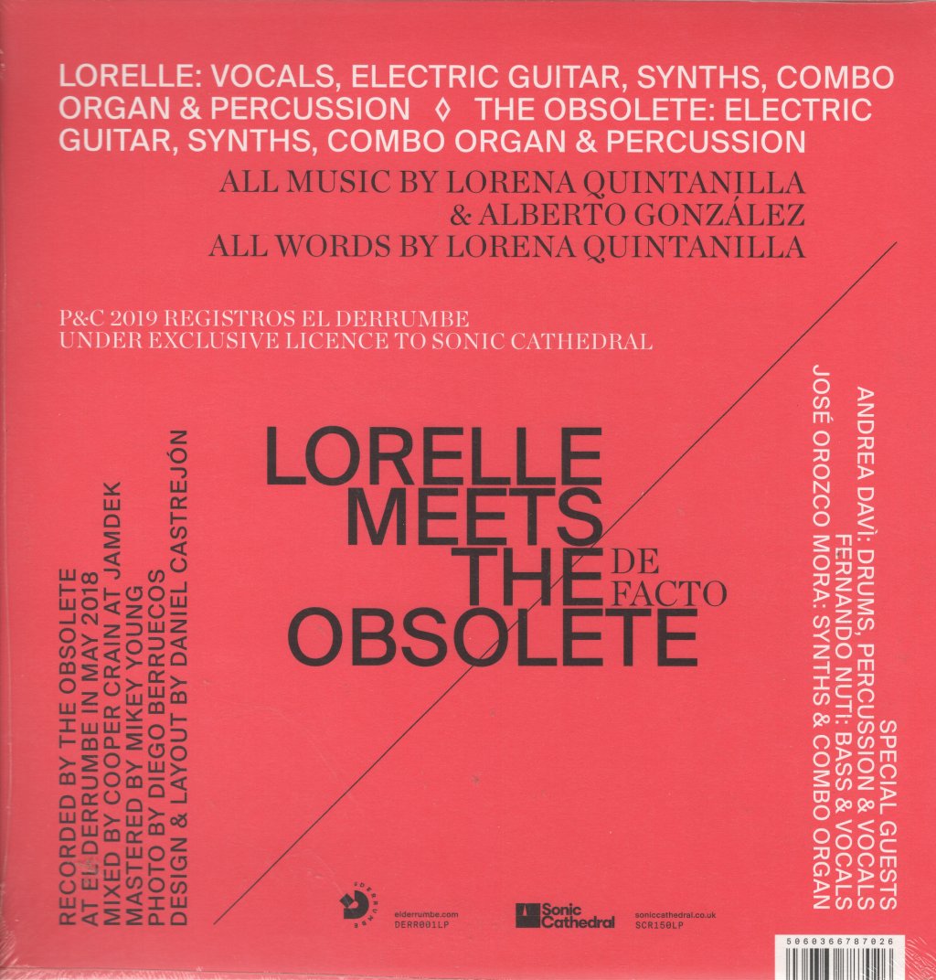 Lorelle Meets The Obsolete - De Facto - Lp