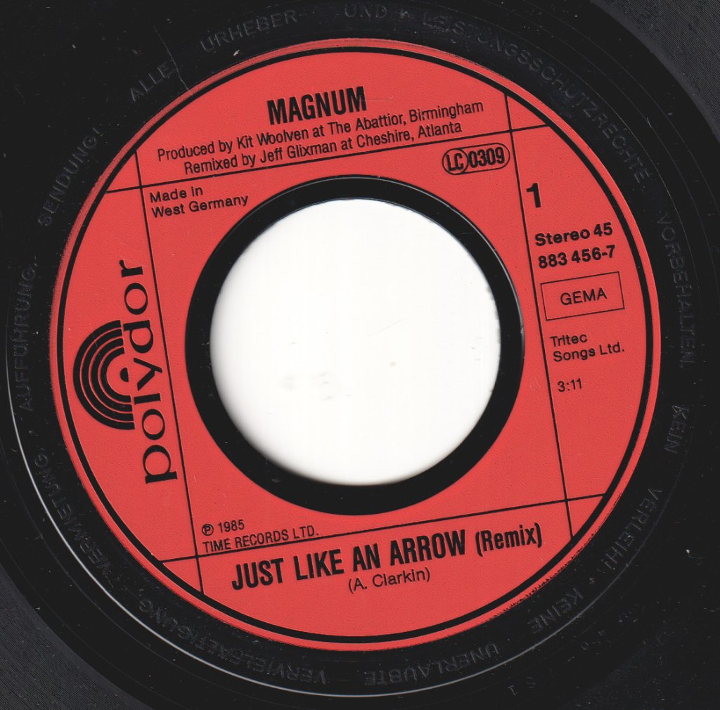 Magnum (Metal Group) - Just Like An Arrow - 7 Inch