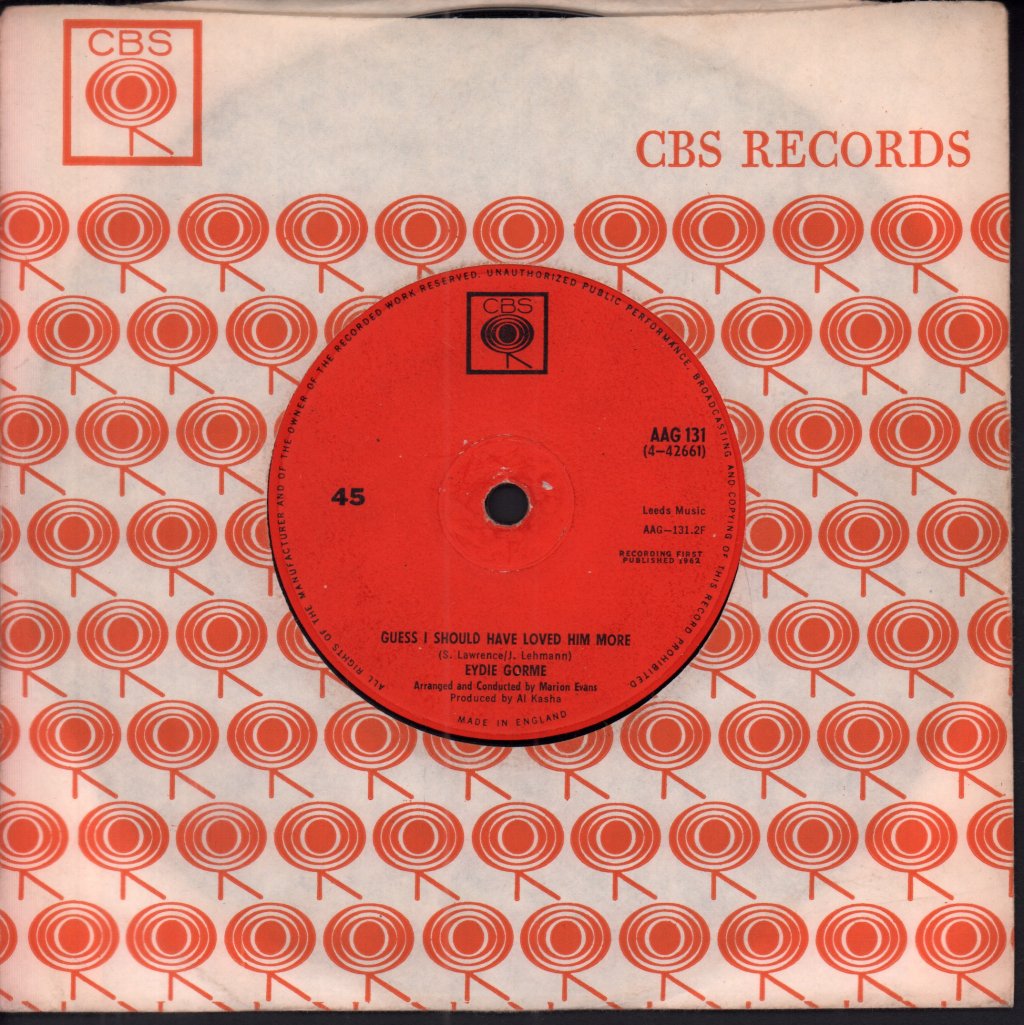 Eydie Gorme - Blame It On The Bossa Nova - 7 Inch