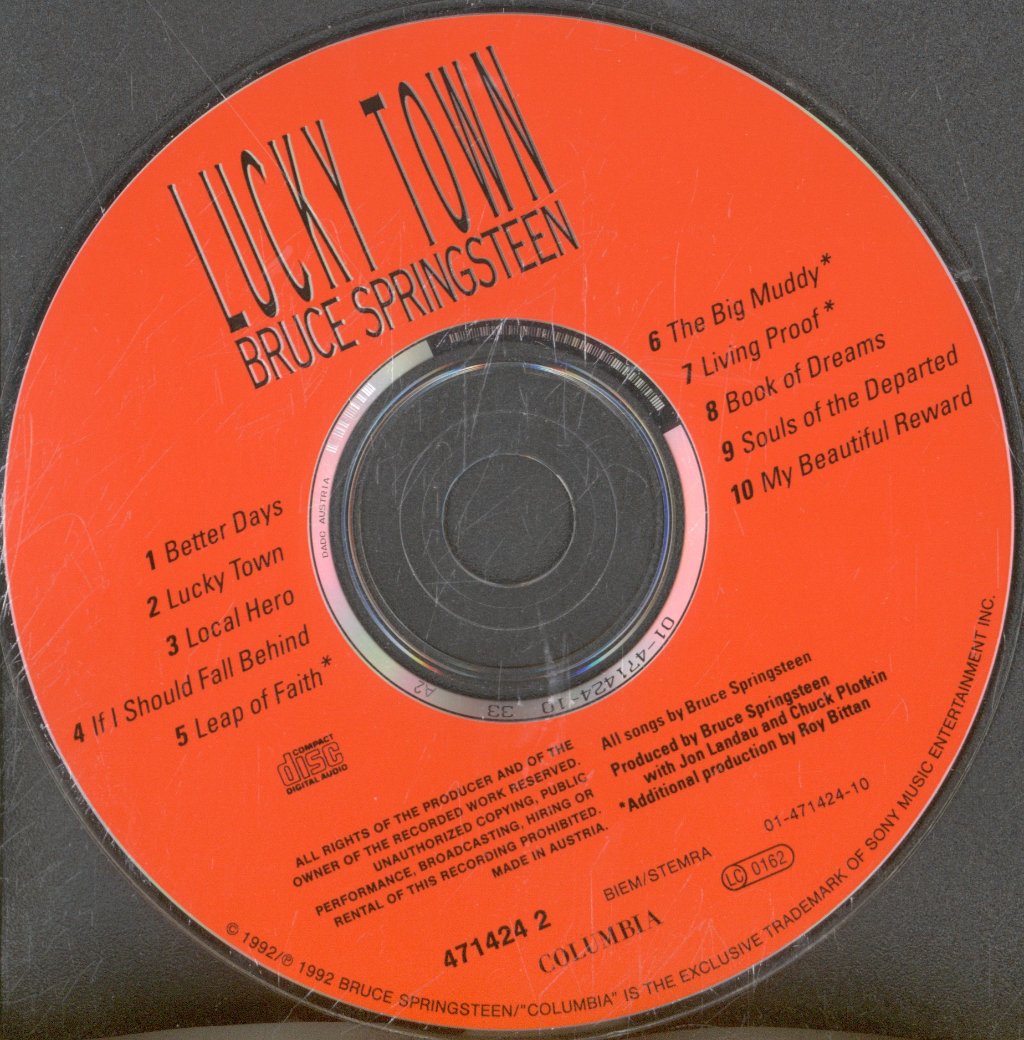 Bruce Springsteen - Lucky Town - Cd