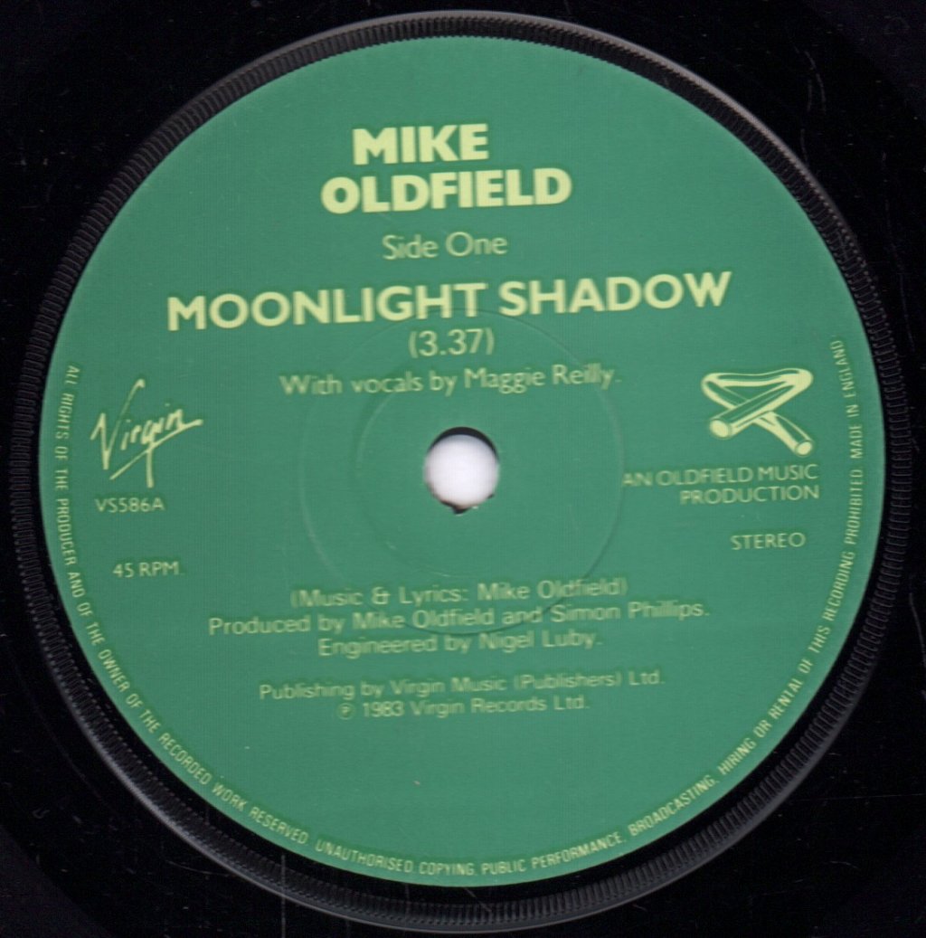Mike Oldfield - Moonlight Shadow - 7 Inch