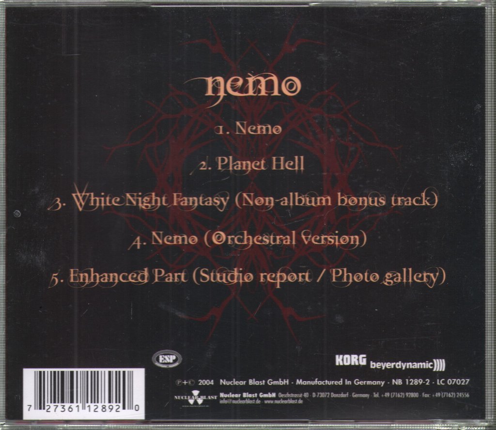 Nightwish - Nemo - Cd