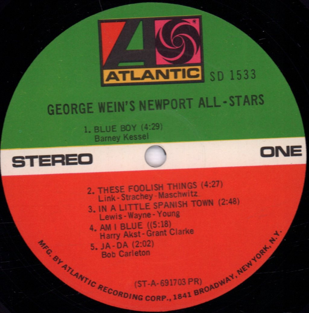 George Wein's Newport All-Stars - George Wein's Newport All-Stars - Lp