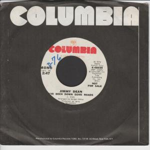 Jimmy Dean - I've Been Down Some Roads - 7 Inch