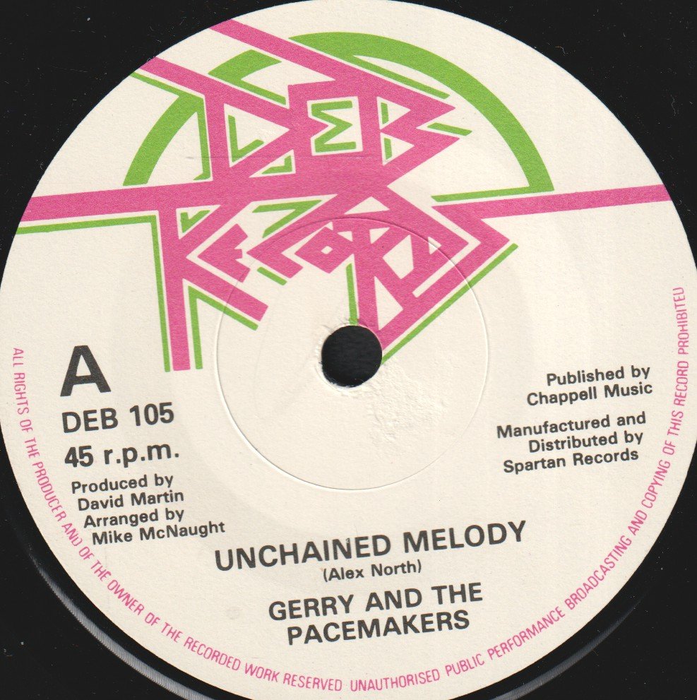 Gerry And The Pacemakers - Unchained Melody - 7 Inch