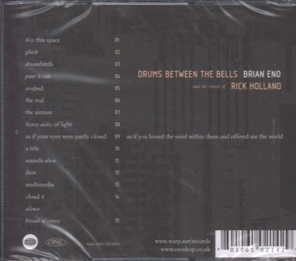Brian Eno and the words of rick holland - Drums Between The Bells - Cd