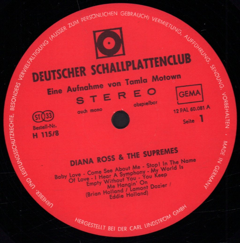 Supremes - Diana Ross & The Supremes - Lp