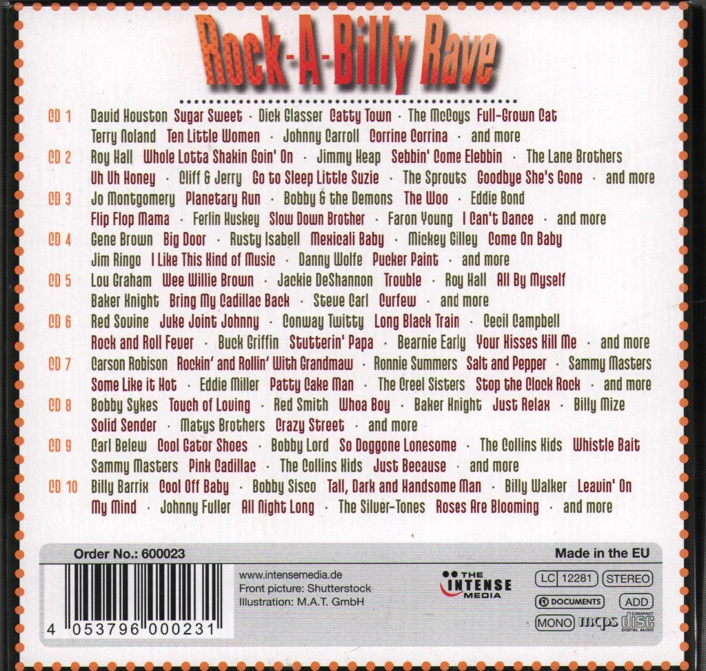 Various Artists - Rock-A-Billy Rave - Cd Set