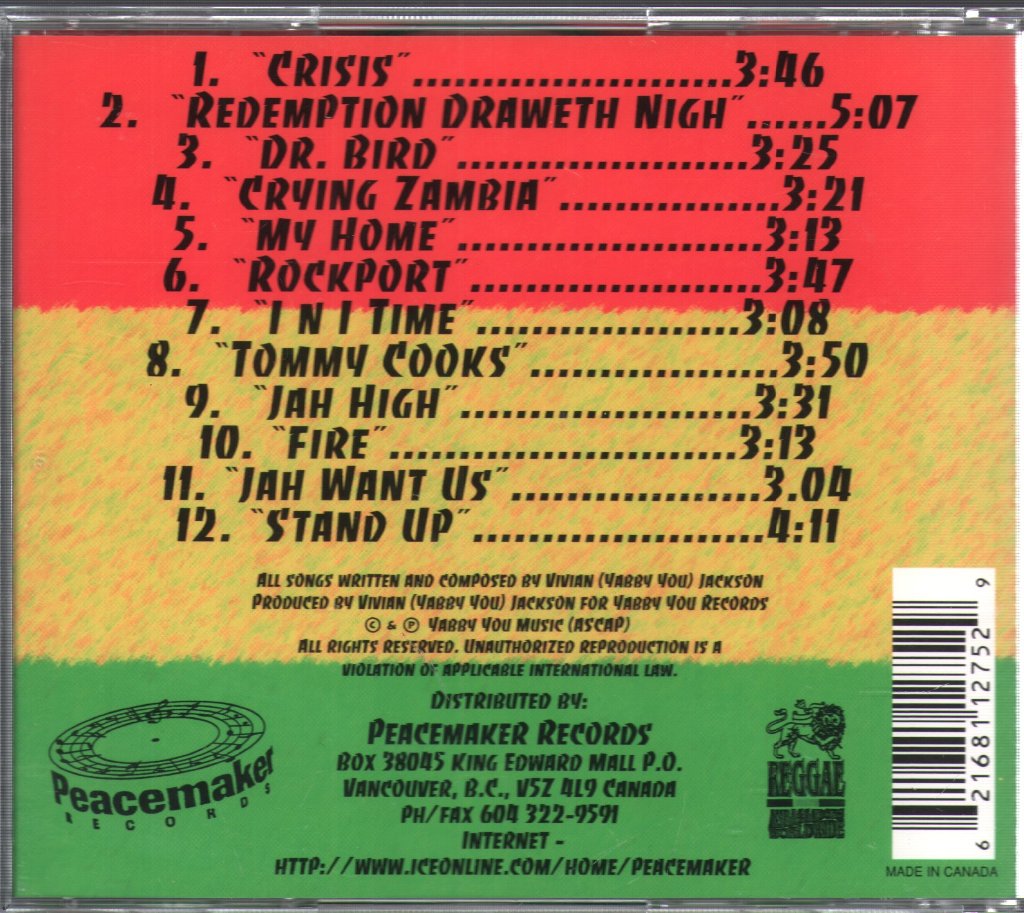 Yabby You meets Tommy McCook - In Dub - Sounds Of The 70's - Cd