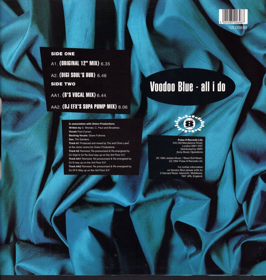 Voodoo Blue - All I Do - 12 Inch