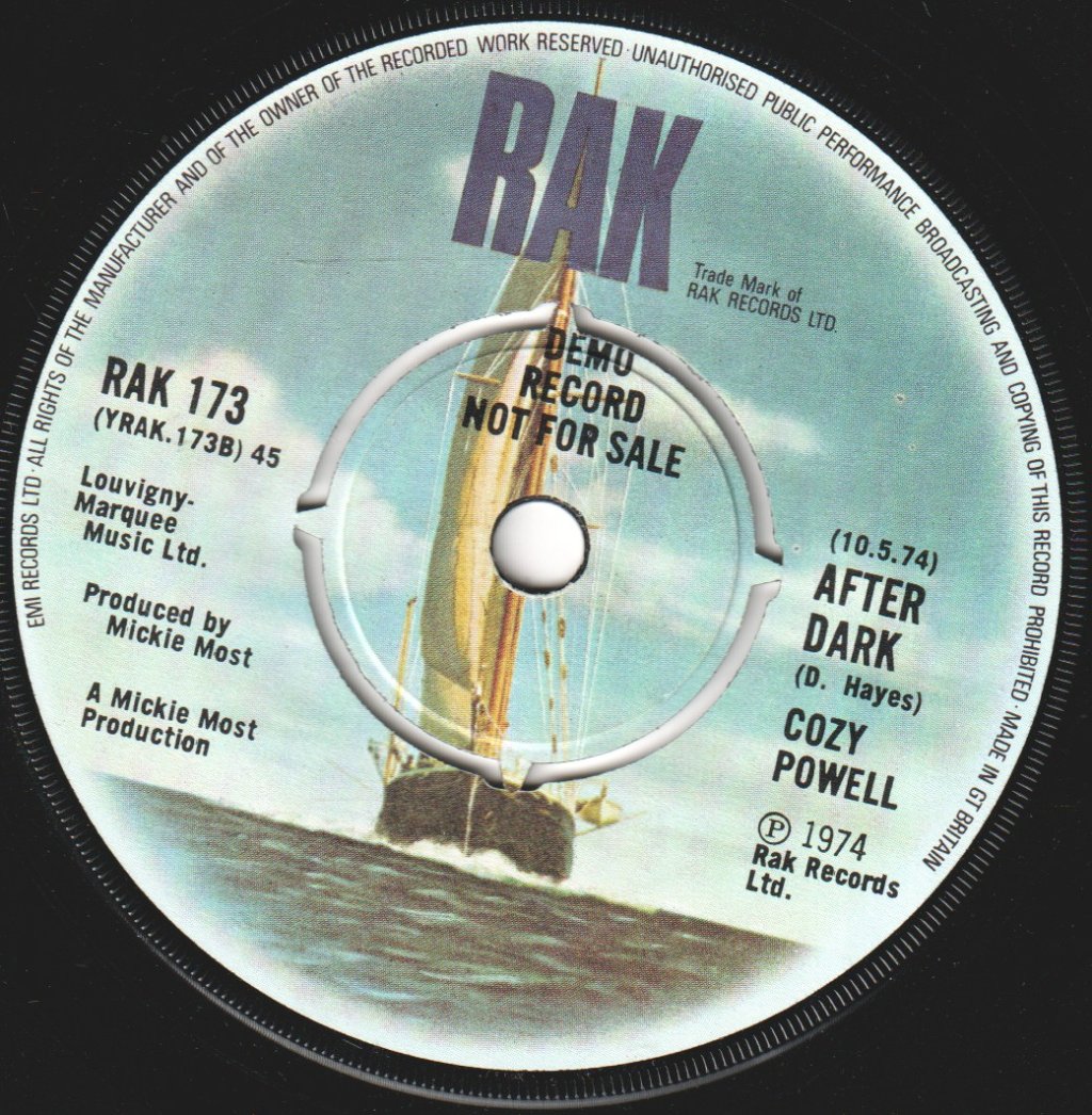 Cozy Powell - Man In Black - 7 Inch