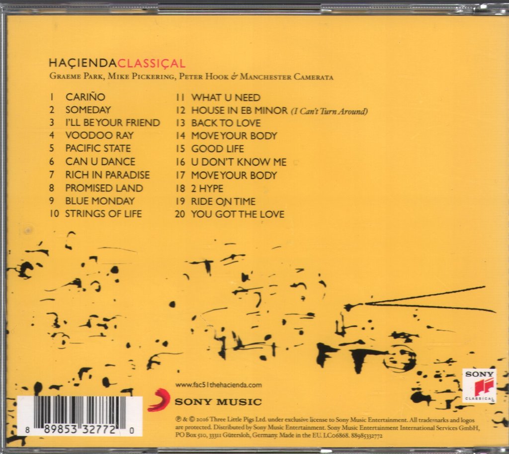 Graeme Park, Mike Pickering, Peter Hook... - Haçienda Classiçal - Cd